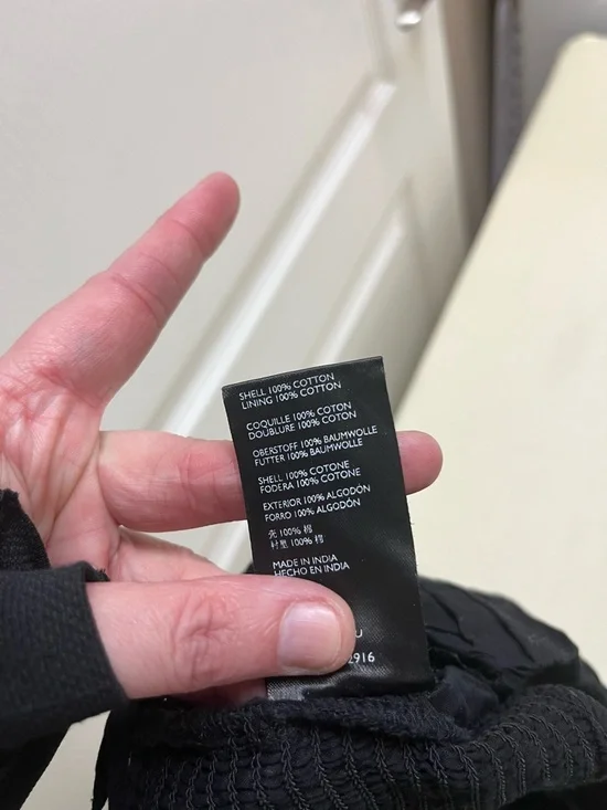 Urban Outfitters M black cotton ruched cropped tank top - Picture 7 of 11